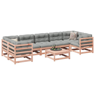 vidaXL 8 Piece Garden Sofa Set Solid Wood Douglas Fir - 3299333 - Sofa In Store