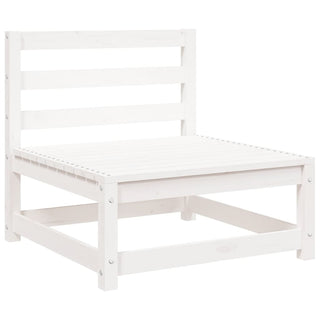 vidaXL 9 Piece Garden Sofa Set White Solid Wood Pine - 3299354 - Sofa In Store