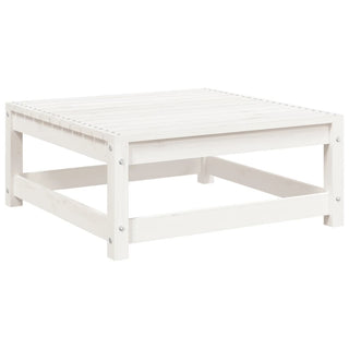 vidaXL 9 Piece Garden Sofa Set White Solid Wood Pine - 3299354 - Sofa In Store