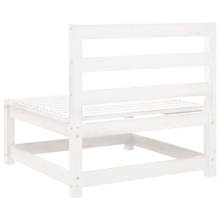 vidaXL 9 Piece Garden Sofa Set White Solid Wood Pine - 3299354 - Sofa In Store
