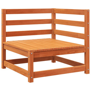 vidaXL 9 Piece Garden Sofa Set Wax Brown Solid Wood Pine - 3299355 - Sofa In Store