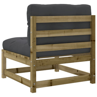 vidaXL 9 Piece Garden Sofa Set with Cushions Impregnated Wood Pine - 3299361 - Sofa In Store