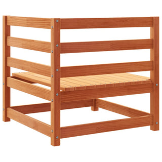 vidaXL 9 Piece Garden Sofa Set Wax Brown Solid Wood Pine - 3299367 - Sofa In Store
