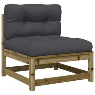 vidaXL 9 Piece Garden Sofa Set with Cushions Impregnated Wood Pine - 3299373 - Sofa In Store