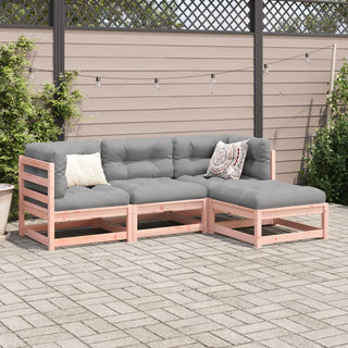 vidaXL 4 Piece Garden Sofa Set Solid Wood Douglas Fir - 3299379 - Sofa In Store
