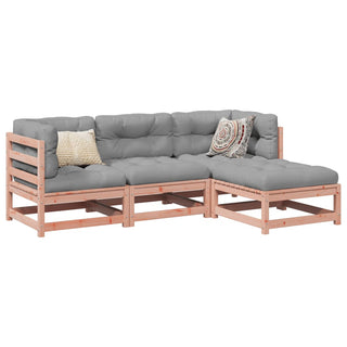 vidaXL 4 Piece Garden Sofa Set Solid Wood Douglas Fir - 3299379 - Sofa In Store