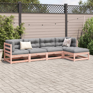 vidaXL 5 Piece Garden Sofa Set Solid Wood Douglas Fir - 3299387 - Sofa In Store