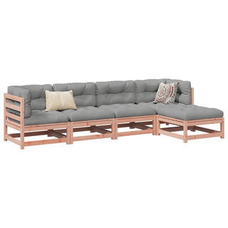 vidaXL 5 Piece Garden Sofa Set Solid Wood Douglas Fir - 3299387 - Sofa In Store