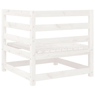 vidaXL 6 Piece Garden Sofa Set White Solid Wood Pine - 3299397 - Sofa In Store