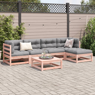 vidaXL 6 Piece Garden Sofa Set Solid Wood Douglas Fir - 3299399 - Sofa In Store