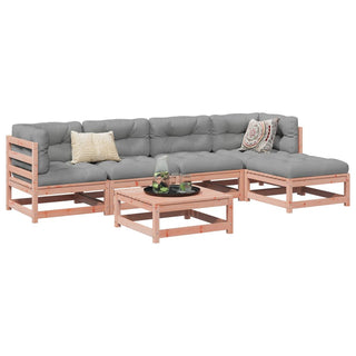 vidaXL 6 Piece Garden Sofa Set Solid Wood Douglas Fir - 3299399 - Sofa In Store