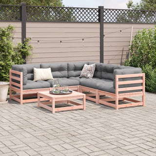 vidaXL 6 Piece Garden Sofa Set Solid Wood Douglas Fir - 3299443 - Sofa In Store