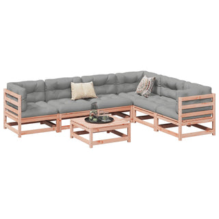 vidaXL 7 Piece Garden Sofa Set Solid Wood Douglas Fir - 3299465 - Sofa In Store