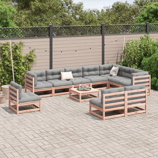 vidaXL 11 Piece Garden Sofa Set Solid Wood Douglas Fir - 3299487 - Sofa In Store