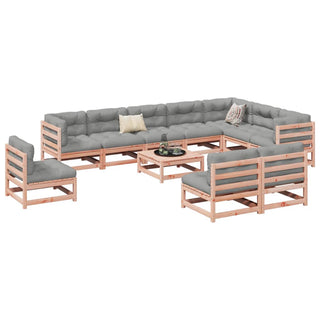 vidaXL 11 Piece Garden Sofa Set Solid Wood Douglas Fir - 3299487 - Sofa In Store