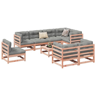 vidaXL 9 Piece Garden Sofa Set Solid Wood Douglas Fir - 3299510 - Sofa In Store