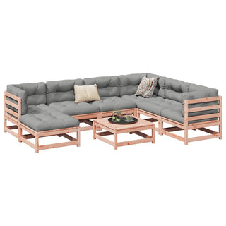 vidaXL 8 Piece Garden Sofa Set Solid Wood Douglas Fir - 3299554 - Sofa In Store