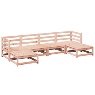vidaXL 6 Piece Garden Sofa Set Solid Wood Douglas Fir - 3299565 - Sofa In Store