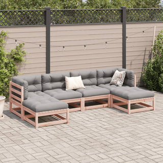 vidaXL 6 Piece Garden Sofa Set Solid Wood Douglas Fir - 3299565 - Sofa In Store