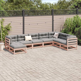 vidaXL 8 Piece Garden Sofa Set Solid Wood Douglas Fir - 3299576 - Sofa In Store