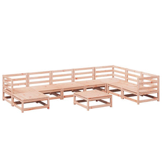 vidaXL 9 Piece Garden Sofa Set Solid Wood Douglas Fir - 3299583 - Sofa In Store