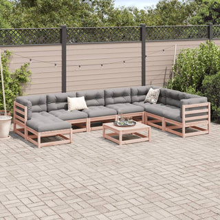 vidaXL 9 Piece Garden Sofa Set Solid Wood Douglas Fir - 3299583 - Sofa In Store
