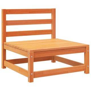 vidaXL 10 Piece Garden Sofa Set Wax Brown Solid Wood Pine - 3299593 - Sofa In Store