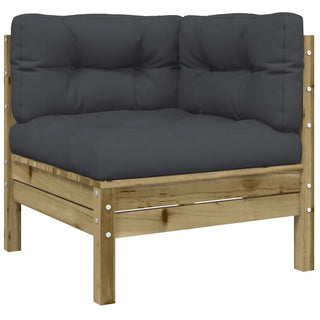 vidaXL 9 Piece Garden Sofa Set with Cushions Impregnated Wood Pine - 3299635 - Sofa In Store