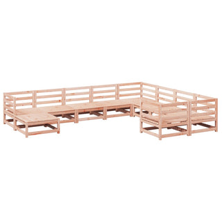 vidaXL 10 Piece Garden Sofa Set Solid Wood Douglas Fir - 3299638 - Sofa In Store