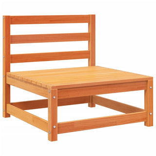 vidaXL 11 Piece Garden Sofa Set Wax Brown Solid Wood Pine - 3299645 - Sofa In Store