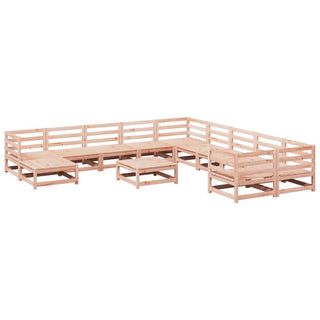 vidaXL 12 Piece Garden Sofa Set Solid Wood Douglas Fir - Sofa In Store