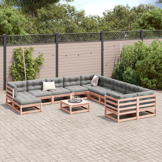 vidaXL 12 Piece Garden Sofa Set Solid Wood Douglas Fir - Sofa In Store