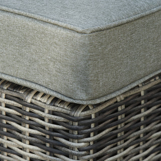 Outsunny Five Piece Rattan Armchair, Stool and Table Set - Mixed Grey - Sofa In Store