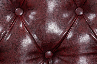 SOFAINSTORE Lancaster Oxblood Red Chesterfield Corner Sofa – Large Curved Design | Vintage Grandeur, Button-Tufted Arms