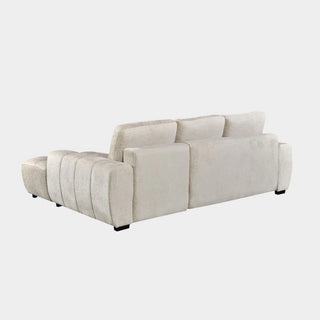 Lora Sofa Bed Mushroom Fabric Left Hand Facing Corner