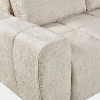 Lora Sofa Bed Mushroom Fabric Left Hand Facing Corner