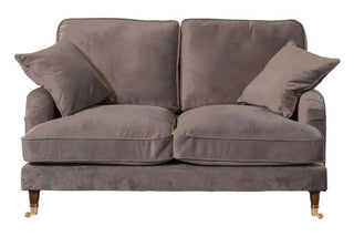 Mackenzie 2 Seater Sofa | Grey Velvet Fabric | Stylish & Durable - Sofa In Store