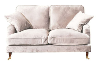 Mackenzie 2 Seater Sofa | Silver Velvet | Spacious Seating & Style - Sofa In Store