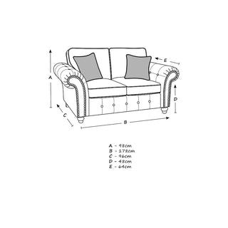 Bodnar 2 Seater Faux Leather Loveseat Beige - Sofa In Store