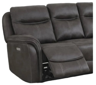 Claremont Charcoal Grey Fabric Electric Recliner Armchair - Sofa In Store