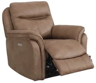 Claremont Sahara Fabric Electric Recliner Armchair - Sofa In Store