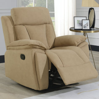 Killeen Fabric Recliner 1 Seater Armchair In Sand - Sofa In Store