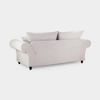 SOFAINSTORE Windsor 3 Seater Sofa – Beige Fabric | Classic Chesterfield Elegance with Rolled Arms & Heritage Detailing