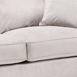 SOFAINSTORE Windsor 3 Seater Sofa – Beige Fabric | Classic Chesterfield Elegance with Rolled Arms & Heritage Detailing