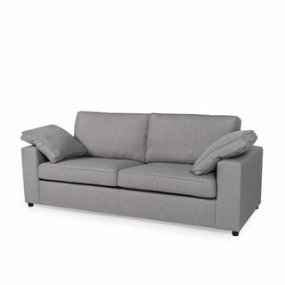 Amalfi Dream 3 Seater Fabric Sofa | Silver Upholstery | Spacious Design - Sofa In Store