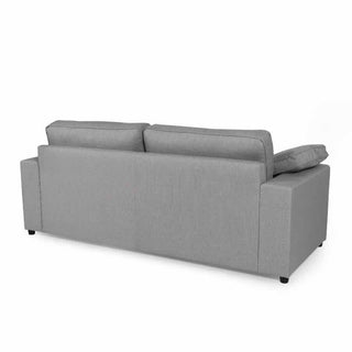 Amalfi Dream 3 Seater Fabric Sofa | Silver Upholstery | Spacious Design - Sofa In Store