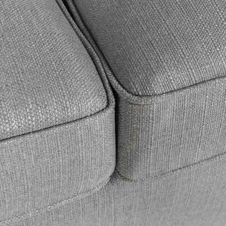 Amalfi Dream 3 Seater Fabric Sofa | Silver Upholstery | Spacious Design - Sofa In Store