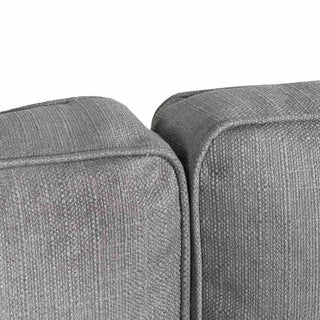 Amalfi Dream 3 Seater Fabric Sofa | Silver Upholstery | Spacious Design - Sofa In Store