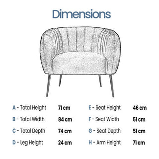 SOFAINSTORE Marenza Light Blue Velvet Armchair | Modern Barrel Design, Plush Accent Seating, Gold Legs