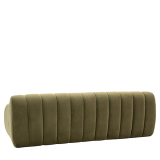 Coste Fabric 3 Seater Sofa | Moss Green | Retro Design & Comfort - Sofa In Store